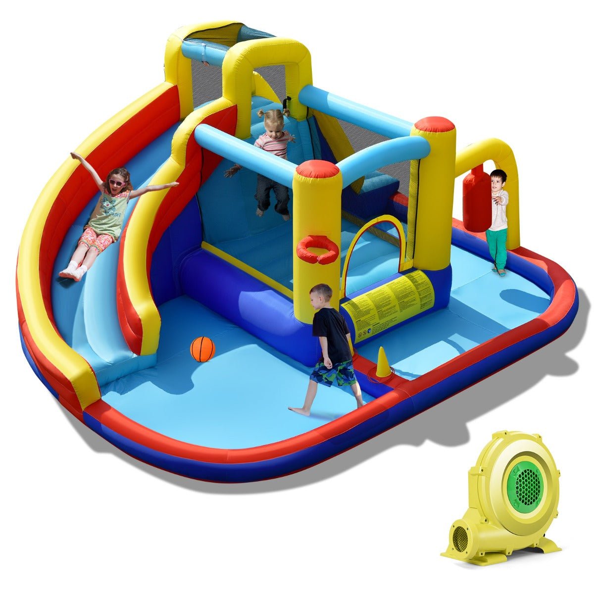Curvy Slide Inflatable Fun Palace