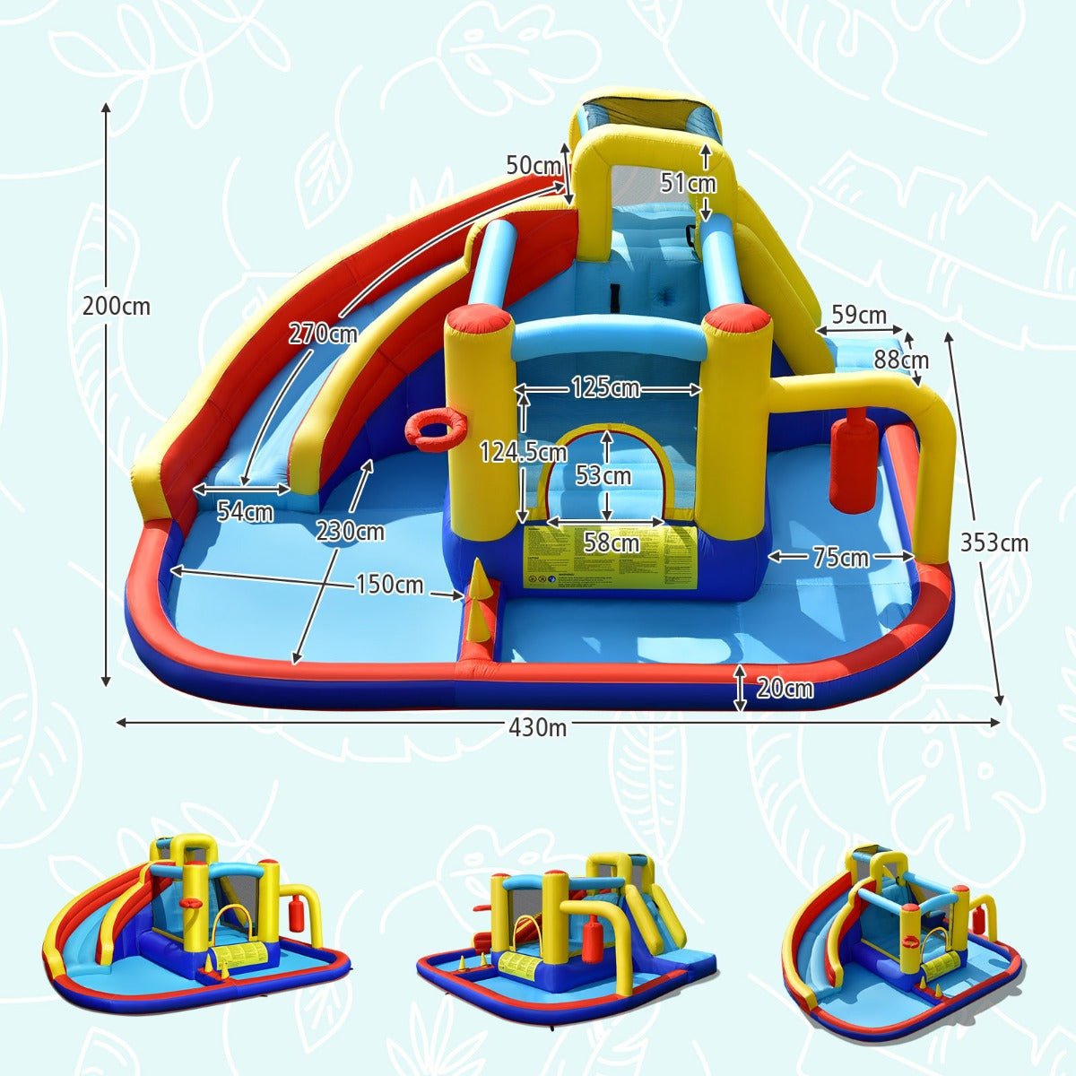 7-in-1 Bounce Castle: The Ultimate Adventure Playground!