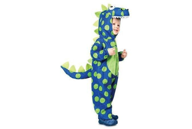 Doug The Dino kids plush jumpsuit costume, perfect for imaginative play at home.