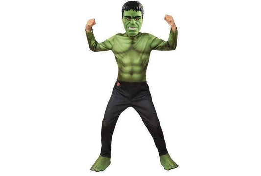 Hulk Classic Kids Costume | Official Marvel Avengers Jumpsuit for imaginative home play.