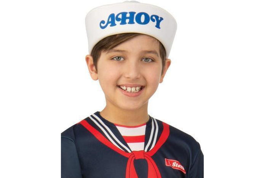 Steve Scoops Ahoy costume for kids, inspired by hit TV show Stranger Things.