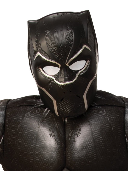 Marvel Black Panther teen costume, official deluxe superhero outfit for kids at home.