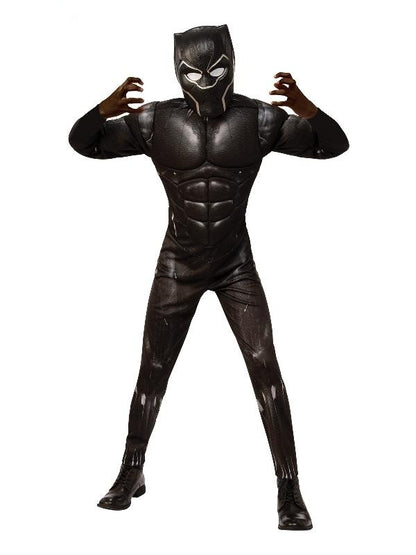 Black Panther Teen Costume allows kids to embody their favorite superhero for play and events.