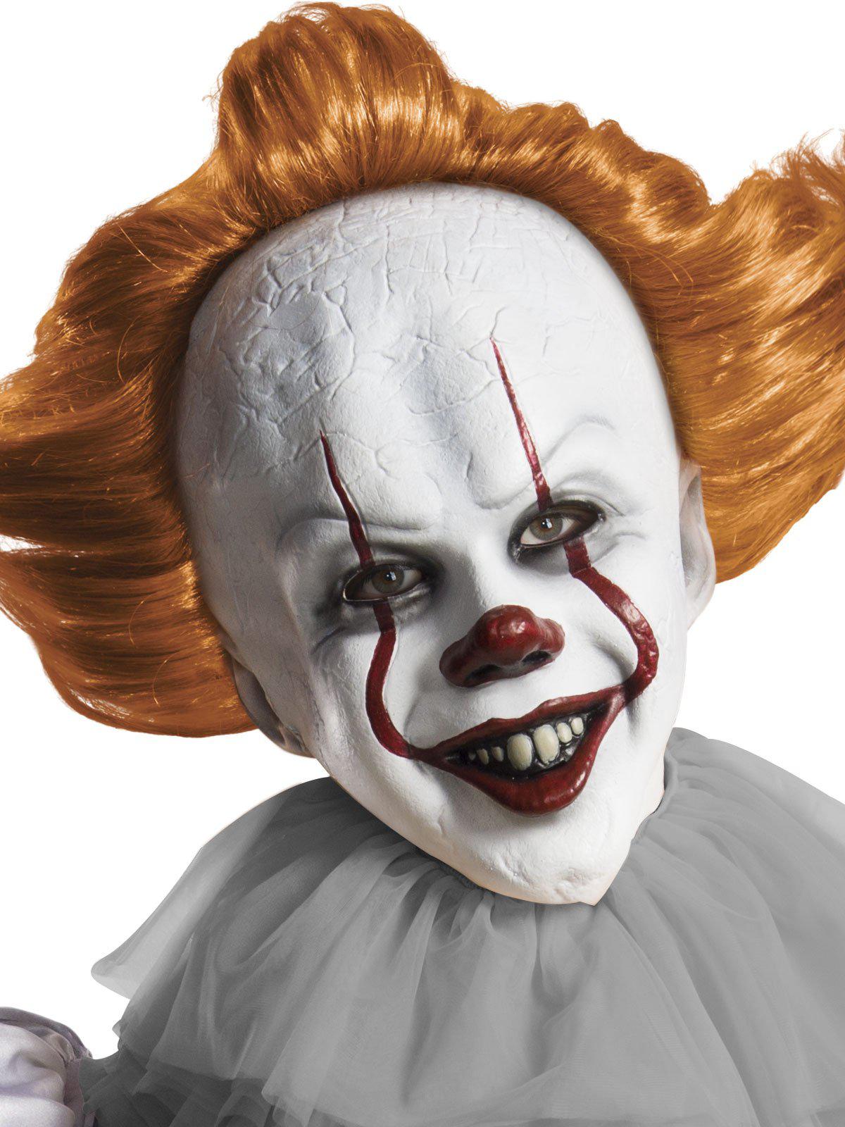 Pennywise It Chapter 2 adult costume for Halloween home parties, inspired by classic horror film.