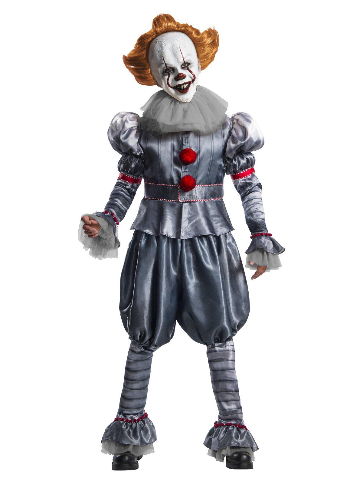 Pennywise It Ch 2 Official Collectors Edition Adult Costume - Perfect for Halloween fun.