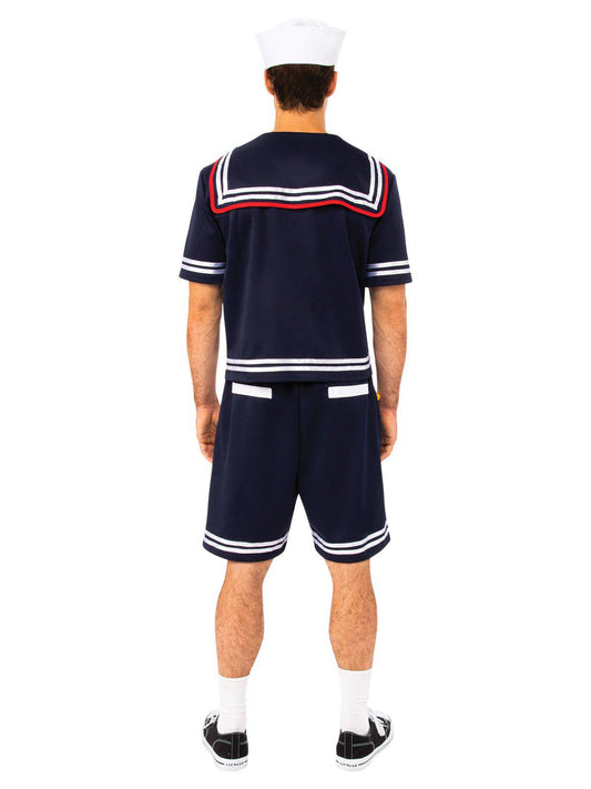 Childrens Steves Scoops Ahoy uniform costume from Stranger Things for pretend play and Halloween.