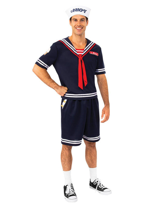 Steves Scoops Ahoy Uniform, a kids Stranger Things costume for home play and dress-up.