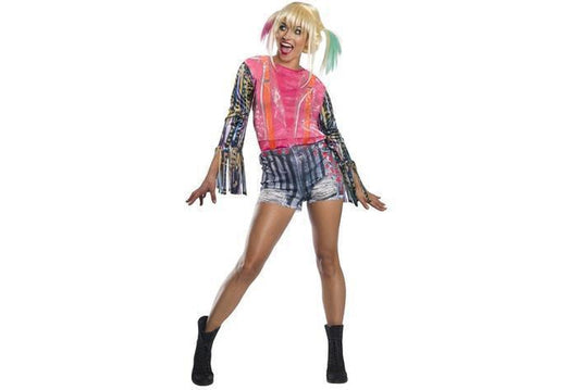 Harley Quinn Birds of Prey costume featuring DC Comics character for kids dress-up play.