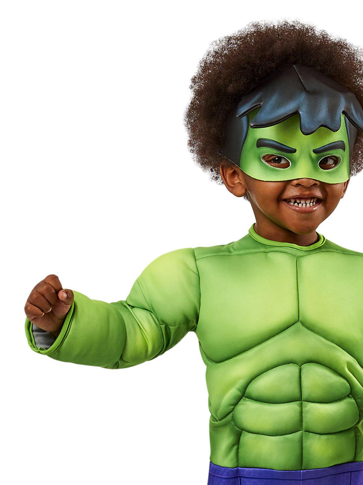 Deluxe Marvel Hulk Costume for Kids with Spidey and His Amazing Friends theme