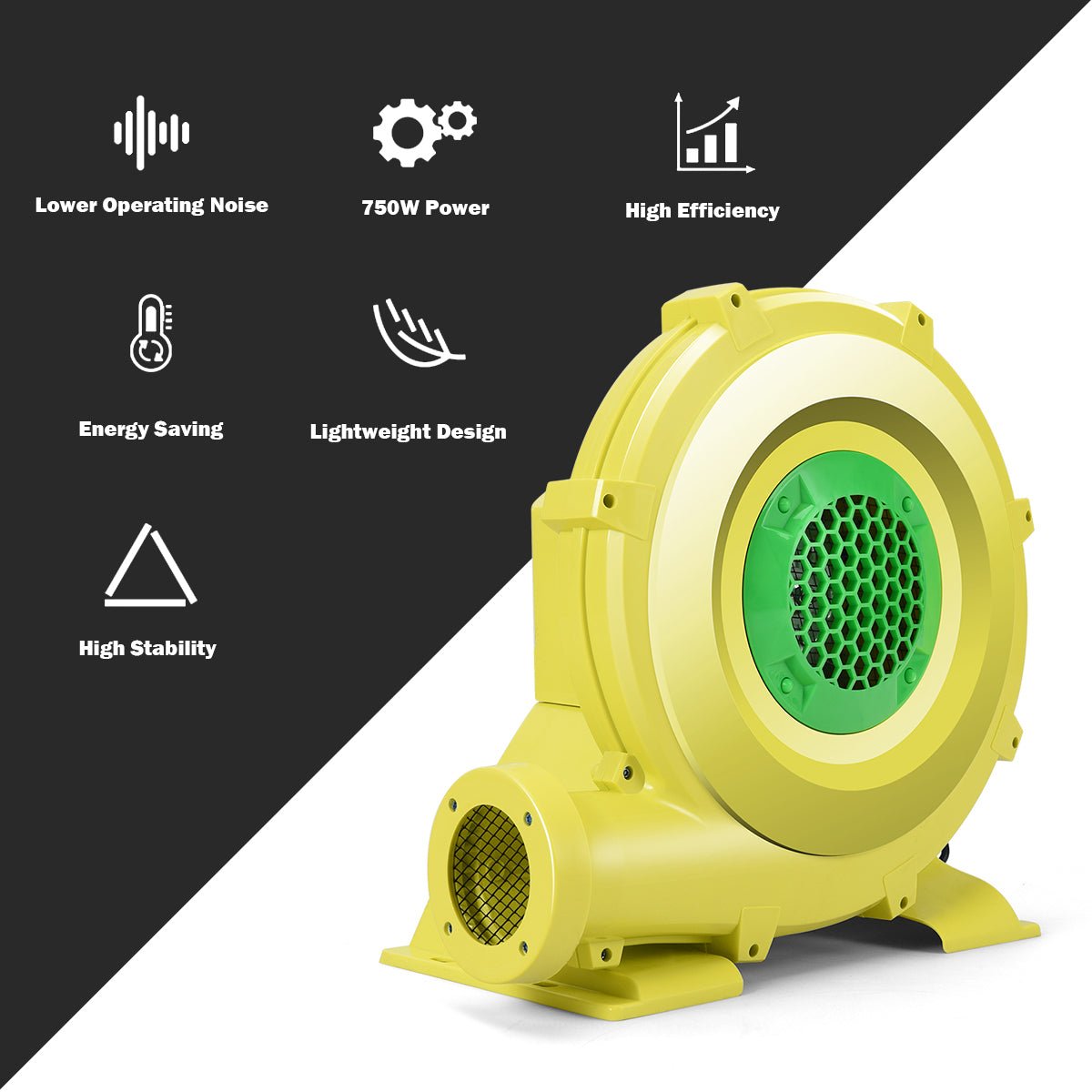Ready to Bounce: 750W Commercial Air Blower Pump for Quick Inflation