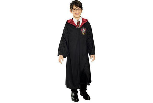 Kids Harry Potter Hogwarts House Robe costume for magical home play and events.