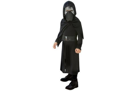 Kylo Ren child costume with mask, perfect for young Star Wars fans home play.
