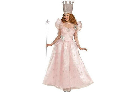 Glinda witch costume for adults in XL size, perfect for magical Wizard of Oz theme.
