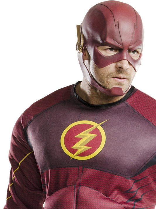 The Flash Deluxe Muscle Costume for Adults | Official DC Comics, perfect for kids dress-up.