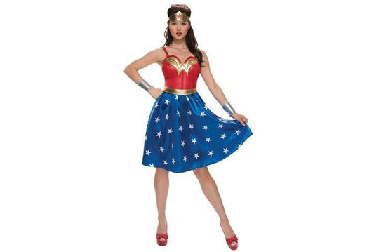Official DC Comics Wonder Woman costume for kids for imaginative play and dress-up fun.