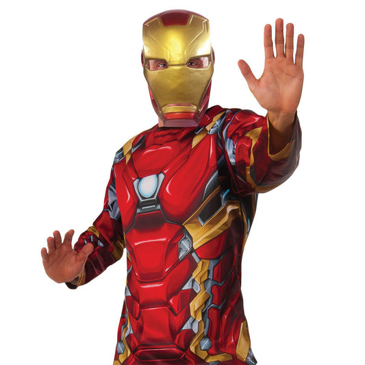 Iron Man costume top and mask for kids imaginative play | Official Marvel product