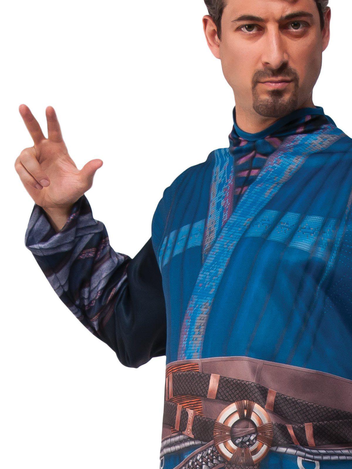 Adult Marvel Dr. Strange costume robe replicating official movie design, ideal for cosplay.