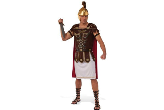 Adult Roman Emperor Marc Antony costume - ideal for historical dress-up play at home.