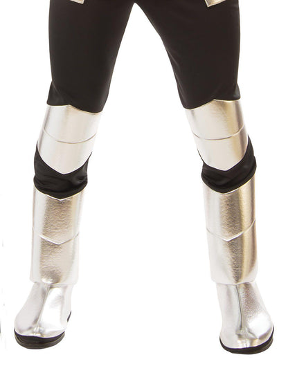Silver Knight Adult Costume with Official Medieval Armor for kids pretend play and dress-up.