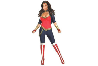 Wonder Woman adult costume, DC Comics official. Perfect for childrens dress-up play at home.