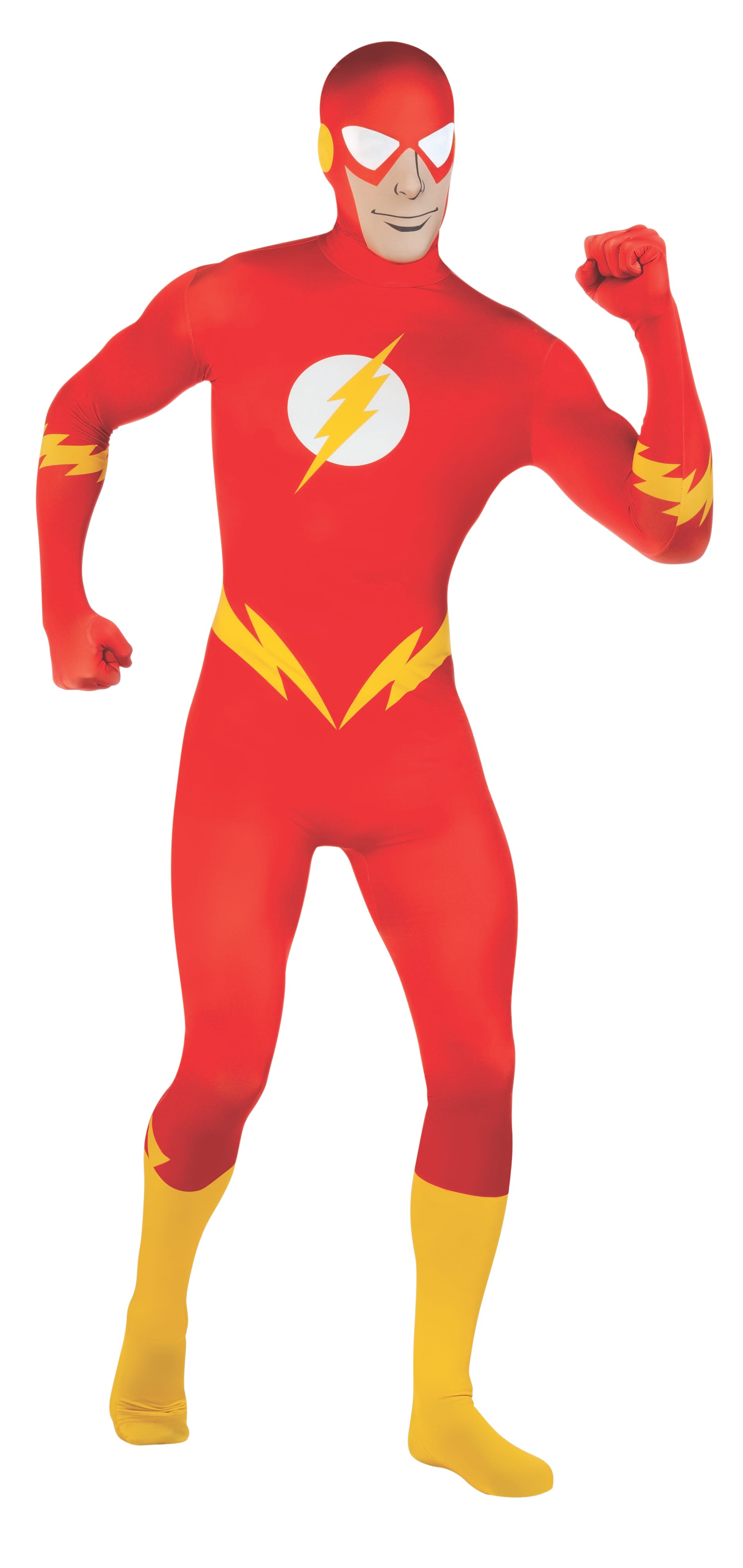 The Flash DC Comics costume offers superhero fun for kids dress-up play at home.