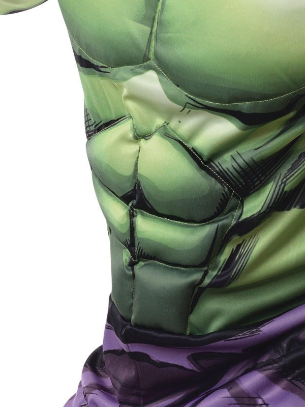 Marvel Hulk Kids Deluxe Costume for magical superhero playtime at home.