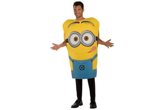 Despicable Me Minion Dave Adult Foam Costume for kids imaginative play at home.
