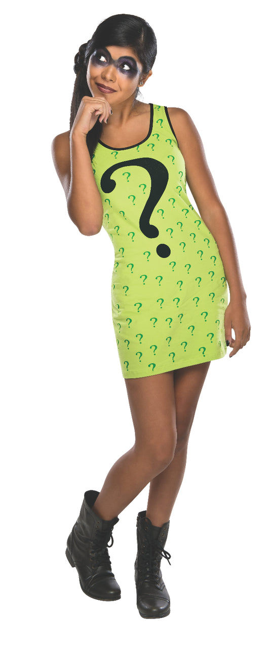 The Riddler Tank Dress - DC Comics Costume for Teens and Adults, perfect for home play