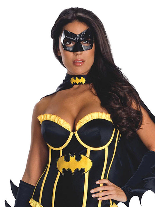 Batgirl Justice League costume set for kids, perfect for playtime and dress-up fun.