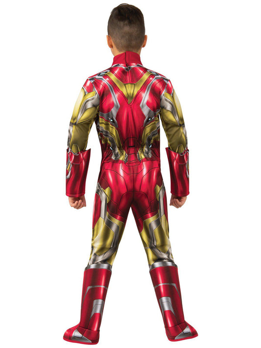 Iron Man Deluxe Costume for kids, with official Marvel design for imaginative play at home.