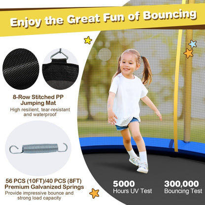 Explore Outdoor Thrills with 8FT Flower Trampoline