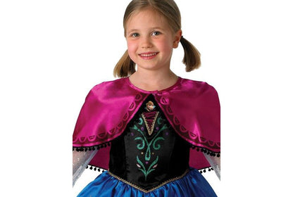 Disney Frozen Anna Deluxe Costume for Girls, perfect for magical dress-up play at home.