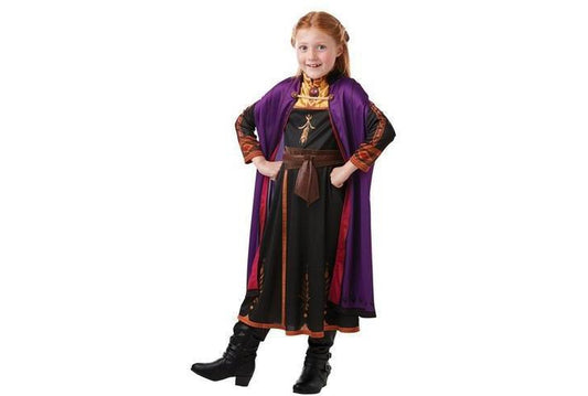 Anna Frozen 2 Disney classic dress and cloak costume for childrens imaginative play.