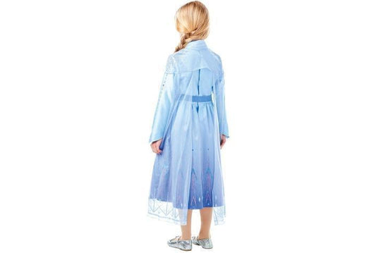 Elsa Frozen 2 child costume dress with cape for imaginative play at home | Disney