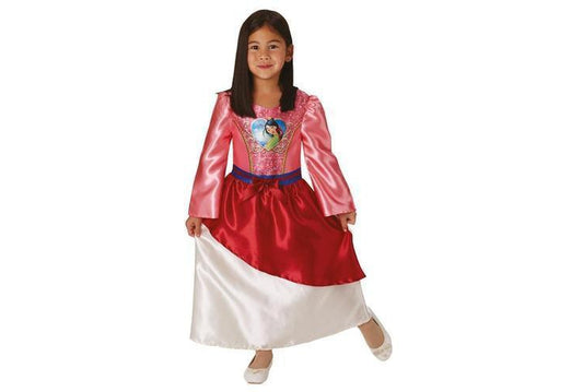 Mulan sequin dress costume for girls by Disney, perfect for imaginative play at home.