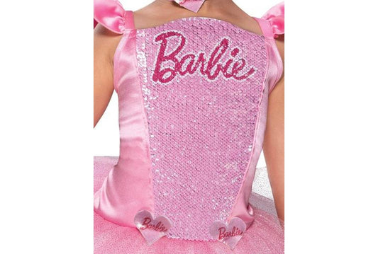 Barbie Ballerina Costume with Color-Changing Sequins for Kids for imaginative play at home.