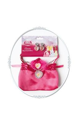 Disney Sleeping Beauty handbag and jewelry set for kids, perfect for imaginative play at home.