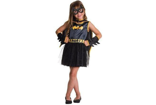 Batgirl deluxe costume for toddlers from Official DC Comics, perfect for imaginative play at home.