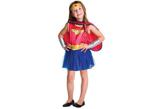 Official Wonder Woman Toddler Costume for imaginative play at home | DC Comics superhero outfit