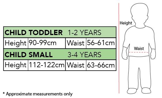 Pirate costume set for kids with accessories, perfect for dress-up play at home.