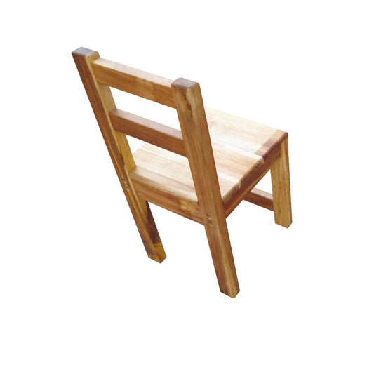 Acacia round table set with 2 chairs, perfect for childrens play area or study space.