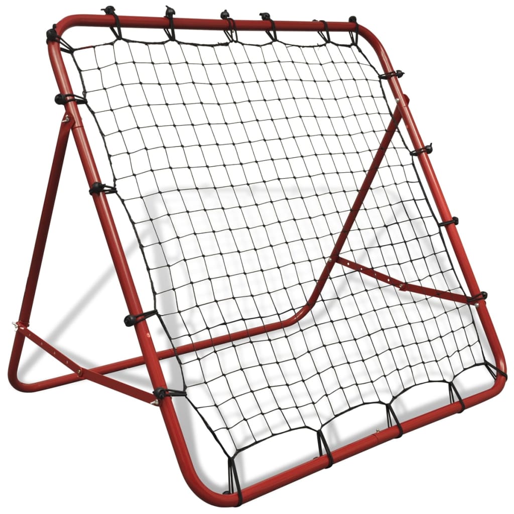 Foldable soccer rebounder net for kids training, adjustable frame for a fun playtime