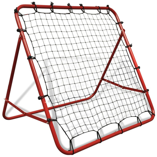 Foldable soccer rebounder net for kids training, adjustable frame for a fun playtime