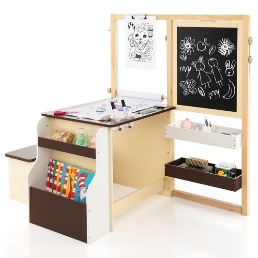 Kids Art Table & Bench Set: Where Imagination Thrives