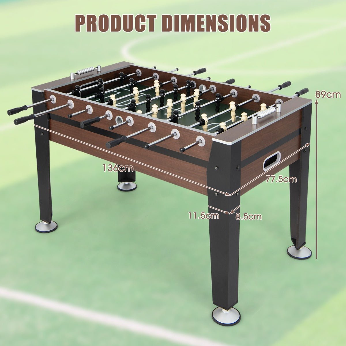 Arcade-Style Soccer Table - Realistic Play at Home or in the Arcade