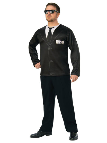 Men in Black Agent H costume top with sunglasses, ideal for kids dress-up fun.