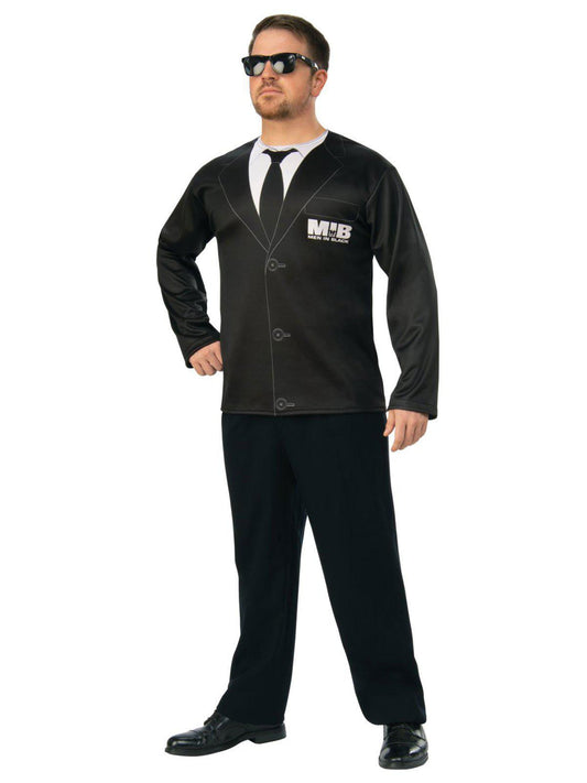 Men in Black Agent H costume top with sunglasses, ideal for kids dress-up fun.