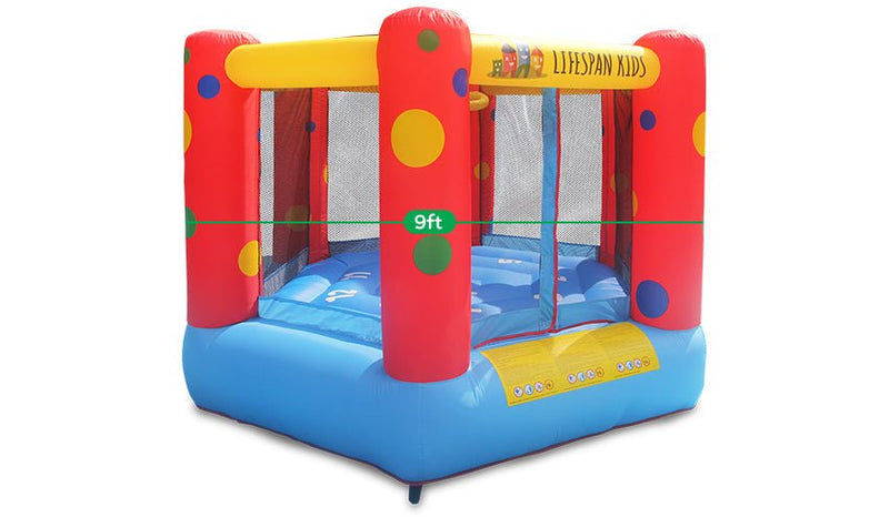 Outdoor Toys AirZone 9ft Bouncer Jumping Castle Dimensions