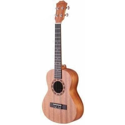 Concert ukulele with mahogany design for childrens home play, Hawaii guitar style.