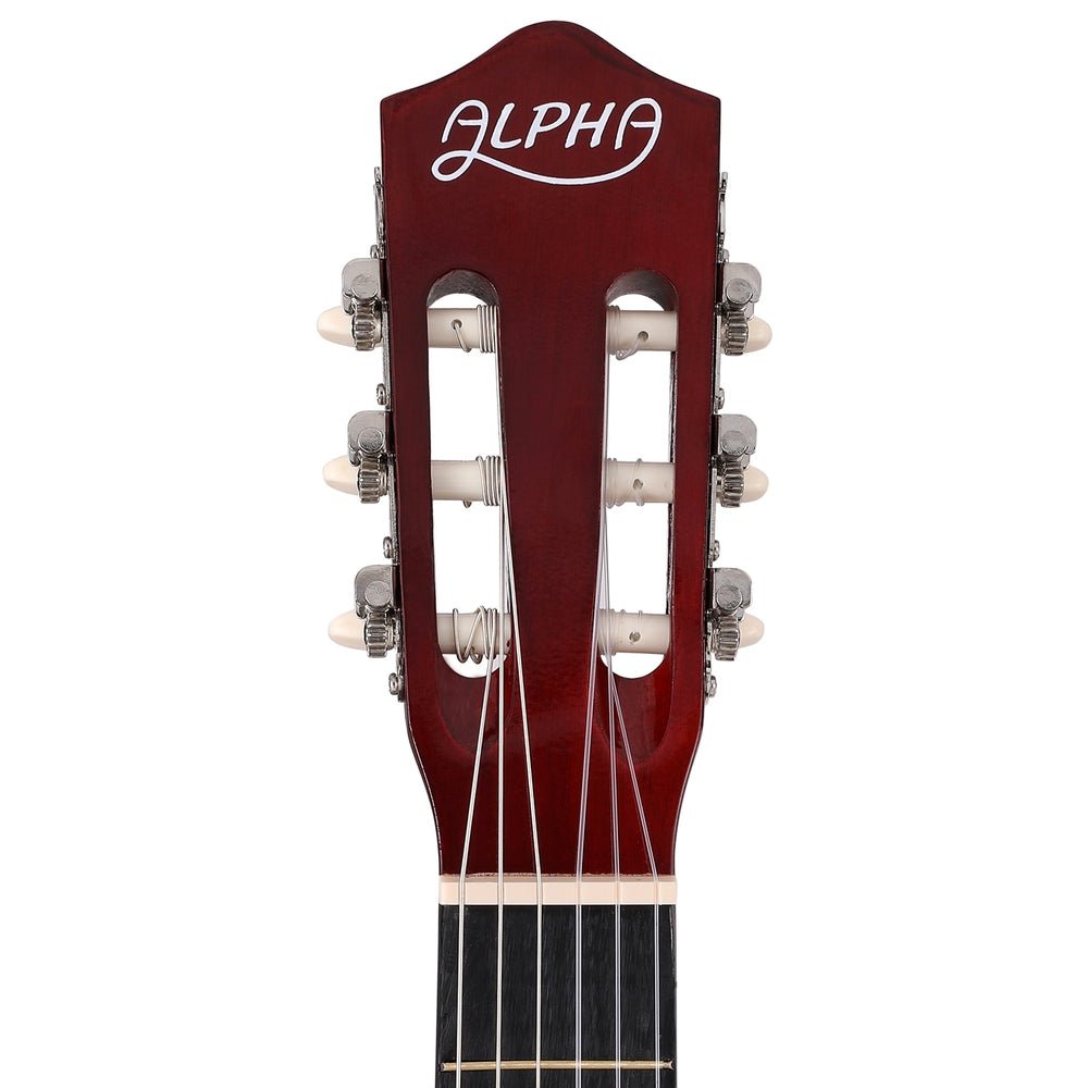 Alpha 39 Inch Natural Classical Guitar for kids - ideal for beginner music lessons.